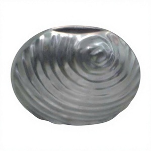 แจกันทรงกลมสำหรับตกแต่งบ้านกระถางต้นไม้เทียมเงางามใช้ตกแต่งบ้าน - Product Image 1