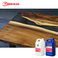 Pas cher Profonde Incroyable Effacer Résine De Coulée Table Résines Comptoir Époxy Résine En Gros pour Woodpro Versant