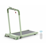 Caminadora Eléctrica Plegable SHULI con 3 Niveles de Inclinación, Motor de 2.5HP, Pantalla LED, Máquina 2 en 1 para Correr/Caminar, Control Remoto