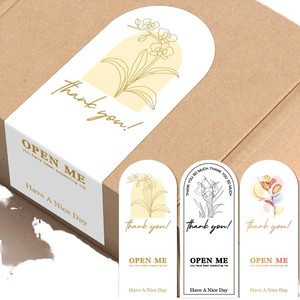 Customized <b>Printing</b> Waterproof Self Adhesive Label Sticker Hot Stamping Clear Gold Foil Stickers Transparent Logo - Product Image 5