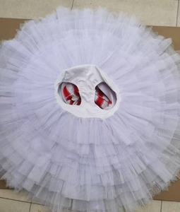 Tutú de Ballet Profesional Tipo Pancake en Atractiva Tela Jacquard Roja, Tul Rígido con Efecto <span class=keywords><strong>Spanx</strong></span> para Actuaciones de Bailarinas - Product Image 3