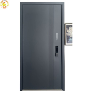 Porte de sécurité en aluminium antivol au design moderne, dernière <span class=keywords><strong>entrée</strong></span> de sécurité extérieure pour <span class=keywords><strong>maison</strong></span> et appartement - Product Image 1