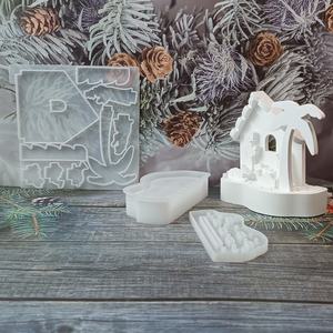 Moule en silicone pour résine fait main, style DIY, ornements décoratifs et outils pour gâteaux, pour la fabrication de résine, moule en plâtre - Product Image 4