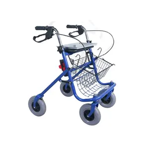 Big And Tall Heavy Duty Rolling Walker Aluminum Wide Bariatric Rollator china distributor suppliers medical walker manufacturers