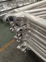 Fabricant professionnel de l'industrie de la construction, échafaudage modulaire en aluminium en forme de H mobile, capacité de charge de 1000 kg