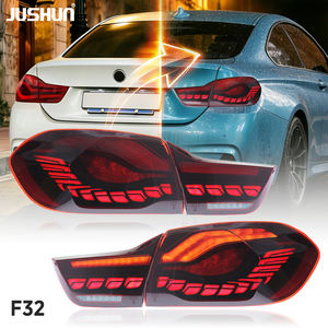 Feux Arrières Automobiles JUSHUN pour BMW F32/F36/F82 Série 4 14-20, Feux Arrières à LED avec Lentille Rouge Claire, 12V, Certification DOT et Marquage E - Product Image 1