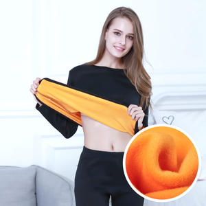 <span class=keywords><strong>Set</strong></span> di mutandoni lunghi intimo <span class=keywords><strong>termico</strong></span> in pile spesso da <span class=keywords><strong>donna</strong></span> su misura per l'inverno freddo - Product Image 4