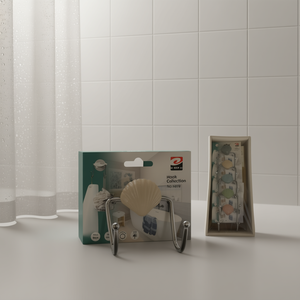 Hook Collection No Trace Shell Design Bathroom Towel Hooks 12 Pack - Product Image 2