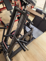 Máquina de remo con barra en T y soporte para pecho, con tres asas, para entrenamiento de fuerza de espalda, equipo de gimnasio, marca SK Commercial Plate Loaded