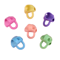 Stylo à bille en silicone multicolore pour enfants, recharge, support de crayon, correction de la posture, apprentissage de l'écriture pour les enfants