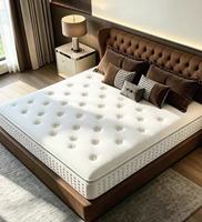 Hybrid Naturlatex-Matratze Aufrollbar in Box King Queen Doppelgröße Taschenfederkern Gel-Memory-Foam-Matratzen