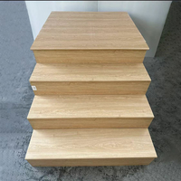 Bande adhésive antidérapante et imperméable en PVC SPC écologique pour marches d'escalier modernes, revêtement de sol intérieur, tapis autocollant pour bordure