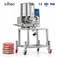 Nouvelle machine automatique à former des galettes de hamburger, machine à façonner la viande, capacité de 2100 p/h pour le traitement du bœuf et du poulet