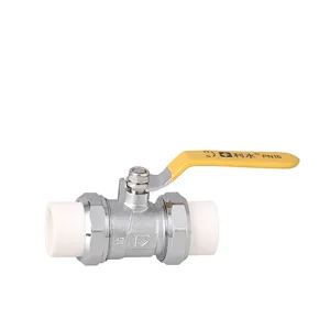 LISHUI ppr union ball valve reliable price socket cpvc /upvc/pvc double true union ball valve