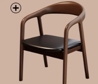 Ensemble table et chaises de salle à manger modernes en bois massif pour centre commercial, école, salon, hôtel et café-restaurant – Design de mobilier