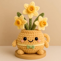 Nouveauté : Plantes en pot au crochet, origine Shenzhen, modèle GZ