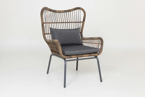Leisure 4pcs Traditional Design Steel Frame Outdoor <b>Rattan</b> Garden Coffee <b>Table</b> Sets for Hotel & Villa - Product Image 4