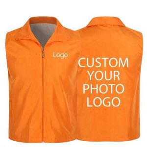 Chaleco de Invierno Personalizado para Hombre, Ropa Exterior con Logotipo, Chaleco Impermeable y Cortavientos de Fábrica con Serigrafía y Pedrería - Product Image 2