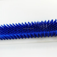 Brosse plate à fils en nylon et plastique PP pour plaques