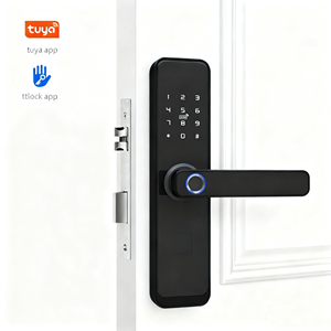 Kasman FUENTE PRECIO Cerradura de puerta de madera <span class=keywords><strong>Icloud</strong></span> Software de desbloqueo Homekit Tuya Ttlock Cerradura de puerta inteligente inalámbrica - Product Image 4