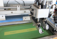 Chine machine de sérigraphie semi-automatique 1 couleur plate ronde ovale en plastique bouteille gobelet en papier pour bouteille en plastique