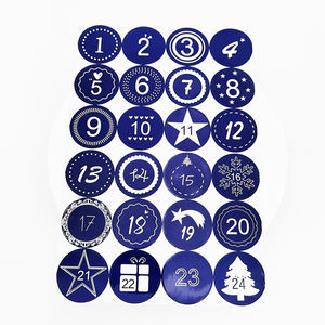 Pegatinas Digitales Navideñas Personalizadas, Autoadhesivas, Circulares, para Sellado, Pegatinas para Regalos Navideños, OEM - Product Image 2