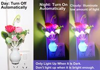 Veilleuse LED moderne en forme de champignon, à brancher, avec capteur crépusculaire automatique, 0,5W, économie d'énergie, mini, à intensité variable, pour chambre et décoration intérieure