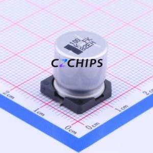 ตัวเก็บประจุอิเล็กโทรไลต์อะลูมิเนียมแบบ SMD รุ่น EEVFK1K101Q ขนาด D12.5xL13.5 มม. 100uF 20% 80V 375mA-120Hz - Product Image 1