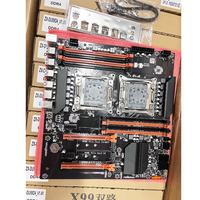 لوحة أم X99 بفتحتين مزدوجتين LGA 2011-3 لمعالجات E5 V3 وذاكرة DDR4 ومنفذ USB 3.0