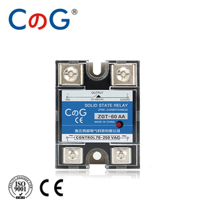 CG SSR-60AA 80AA 100AA Rơle Điều Khiển AC Một Pha AC 70-280VAC Đến 24-480V Tản Nhiệt 60A 80A 100A AA Rơle Trạng Thái Rắn - Product Image 2