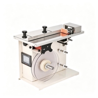 Applicateur d'étiquettes d'angle semi-automatique en acier inoxydable certifié CE, machine d'étiquetage de bureau à angle droit pour petites boîtes express