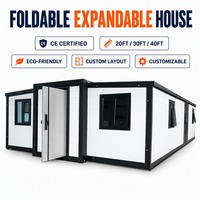 Maison conteneur portable extensible directement de l'usine 20ft 40ft avec panneaux solaires, norme australienne, unité d'habitation autonome, fabricant OEM certifié CE ISO9001