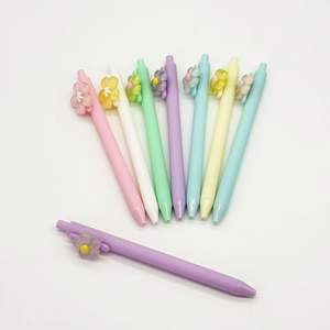 Bolígrafo con Diseño de Flor y Clip, Estilo Caricatura, Colorido y Moderno - Product Image 4