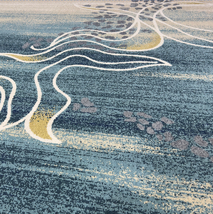 Tapis de sol touffeté épais ignifuge personnalisé pour la maison, les voitures, les hôtels et le golf, style moderne de luxe imprimé, lavable - pour les couloirs - Product Image 6