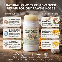 Baume pour le nez des chiens 2oz, hydratant et apaisant pour les pattes, protection toutes saisons, crème de soin pour animaux de compagnie, hydratation naturelle longue durée 2oz, marque privée