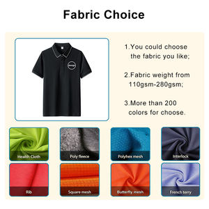 Vêtements sur mesure de haute qualité OEM, polo de golf pour hommes en coton et élasthanne, logo imprimé, vente en gros - Product Image 2