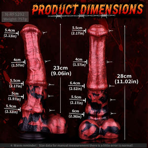 2025 Mode Pferde-Dildo Fantasy-Tier-Serie Sexspielzeug für Anale und Vaginale Massage Silikon Erotikspielzeug - Product Image 6