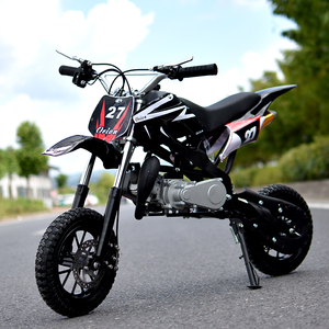 Mini moto tout-terrain KTN à essence 2 temps, sans balais, 49 cm³, pneus de 10 pouces, démarrage par lanceur - Product Image 2