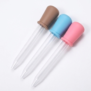 Pipettes en silicone PP 5 ml, compte-gouttes liquides à embout bulbe, compte-gouttes de transfert pour bonbons, huiles, <span class=keywords><strong>cuisine</strong></span>, enfants, gommes, outils de pâtisserie - Product Image 1