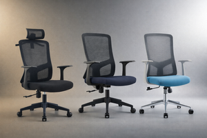 Silla de Oficina Ergonómica de Malla Reclinable, Tejido Transpirable de <span class=keywords><strong>Verano</strong></span>, Altura Ajustable, Sillas de Oficina Modernas de Malla, Silla para Visitantes - Product Image 2