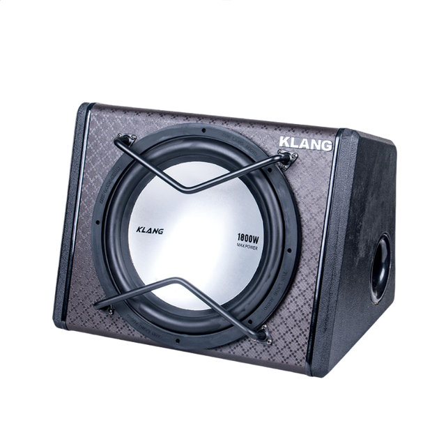 Customized 10-Inch Car Active Subwoofer with Amplifier RMS 150W DC 12V-High SPL Subwoofer Box Speaker