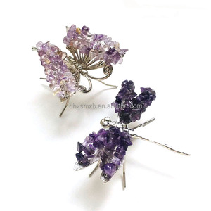 Bán Buôn Tinh Thể Thủ Công Mỹ Nghệ Bướm Tinh Thể Nhà Cung Cấp Thạch Anh Khói Tinh Thể Bướm - Product Image 3