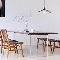 Pieds de table en PVC transparents en forme de T, support Nakajima de haute qualité, barre transversale pour bureau, salle à manger, salon, marque Walglas