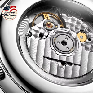 นาฬิกาข้อมือธุรกิจสุดหรู ระบบกลไก ตัวเรือนสแตนเลส สายหนัง กระจกแซฟไฟร์ ไฟกลางคืน นาฬิกาดำน้ำ กันน้ำ 30 เมตร - Product Image 2