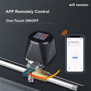 Vanne d'arrêt/d'arrêt de gaz d'eau intelligente télécommandée WiFi sans fil Tuya manipulateur vannes fonctionnant avec <span class=keywords><strong>Alexa</strong></span>/Google Assistance - Product Image 2
