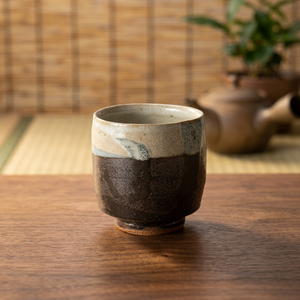 Hand-Made <b>Ceramic</b> Stoneware Tea <b>Cup</b> Wabi-Sabi Design Matte Finish Afternoon Tea Solid Color Large Capacity Leak Proof Dishwasher - Product Image 1