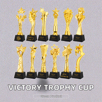 Trofeo pintado ecológico de resina personalizado Copa de Honor de cristal para premios deportivos Diseños únicos para placas de trofeos