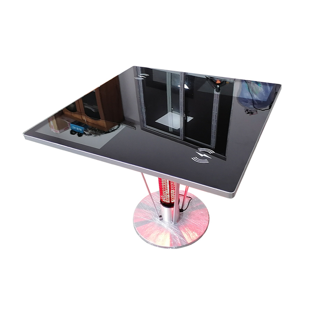Heater Kiosk in Restaurant Touch Display Video Signage Interactive Table in 15.6" or 21.5 "