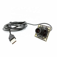 Module de caméra USB 2.0 haute vitesse UVC 1080P 30fps avec objectif de carte 6 mm, capteur CMOS STARVIS IMX462 1/2,8\" ultra faible luminosité 0,0001 lux