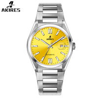Nouvelle montre classique 007 OEM en acier inoxydable pour hommes, logo personnalisé, squelette automatique, cadran de montre NH35, personnalisez vos propres montres